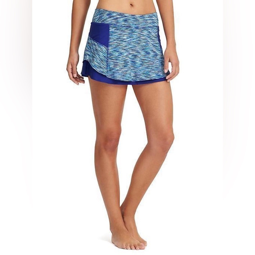 Athleta Blue Patterned Skirt